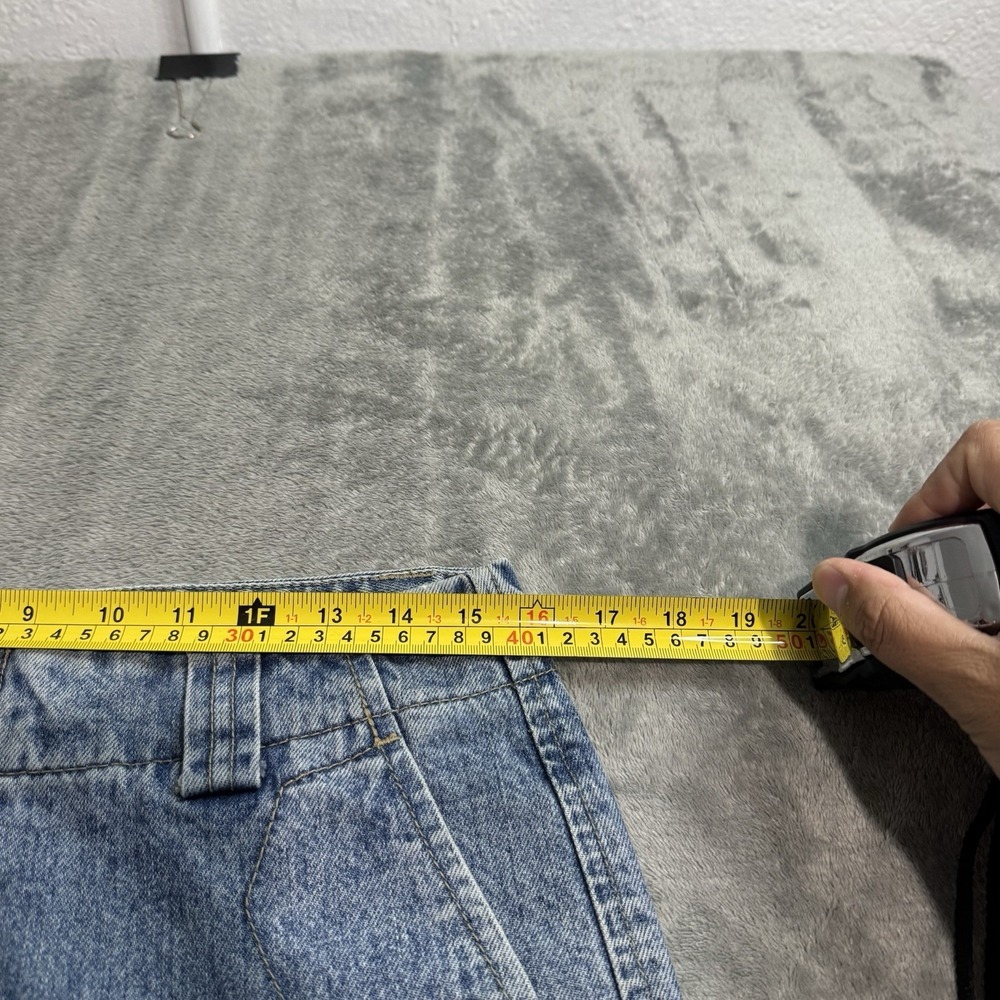 Marithe Francois Girbaud Jeans Mens 32 (31x34) Shuttle Tape Cargo Denim Slim Y2K - Picture 10 of 13